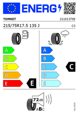 TOMKET LT2 16PR 3PMSF 215/75 R17.5 J135