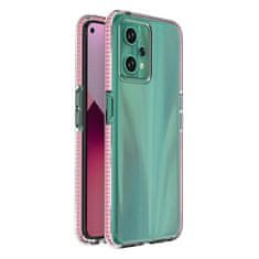 OEM Spring silikonové pouzdro s barevným lemem na Realme 9 PRO Light pink