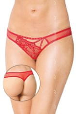 Softline Collection Dámská tanga 2441 red - SOFTLINE COLLECTION Červená S/M