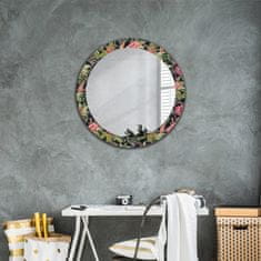 tulup.cz Kulaté dekorativní zrcadlo na zeď Hibiscus flowers fi 80 cm