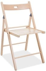 CASARREDO Dřevěná skládací židle SMART II natural