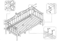 CASARREDO Postel BIRMA černá