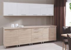 CASARREDO Kuchyně COSTA 260 dub sonoma bez PD