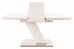 CASARREDO Jídelní stůl rozkládací TORONTO 120x80 bílá mat