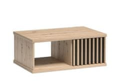 CASARREDO Konferenční stolek 1S BARBUS dub artisan/černá