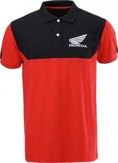 Honda polo triko RACING 20 černo-bílo-červené