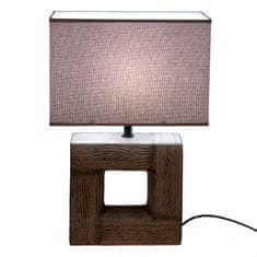 Clayre & Eef Stolní lampa keramická šedá 45 cm