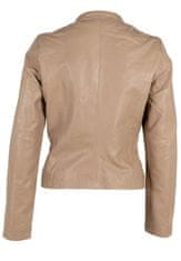 Gipsy Luxusní béžová dámská kožená bunda GWZai