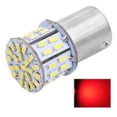 Rabel LED autožárovka BA15S 50 smd 3014 P21W ČERVENÁ