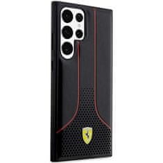 Ferrari FEHCS23LPCSK hard silikonové pouzdro Samsung Galaxy S23 ULTRA 5G black Perforated 296 P