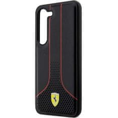 Ferrari FEHCS23MPCSK hard silikonové pouzdro Samsung Galaxy S23 PLUS 5G black Perforated 296 P