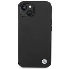 Bmw Bmw Liquid Silicone Case Metal Logo - Kryt Na Iphone 14 Plus (Černý)