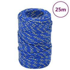 Greatstore Lodní lano modré 2 mm 25 m polypropylen