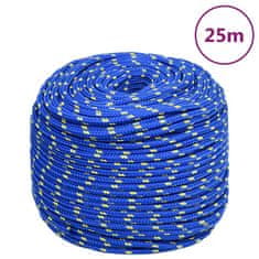 Greatstore Lodní lano modré 6 mm 25 m polypropylen