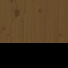 Vidaxl Truhlík medově hnědý 77 x 25 x 66 cm masivní borové dřevo