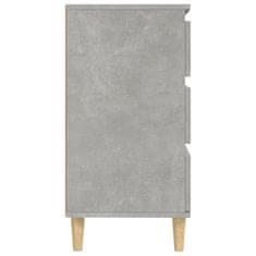 Greatstore Příborník betonově šedý 60 x 35 x 70 cm kompozitní dřevo