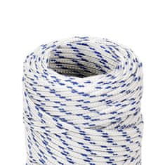 Vidaxl Lodní lano bílé 2 mm 500 m polypropylen