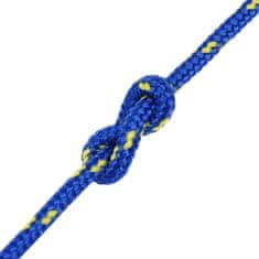 Greatstore Lodní lano modré 3 mm 500 m polypropylen