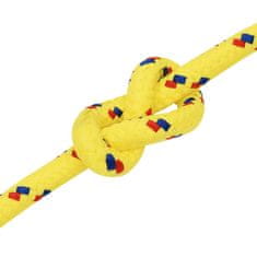 Vidaxl Lodní lano žluté 14 mm 100 m polypropylen