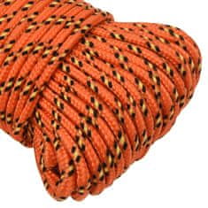 Vidaxl Lodní lano oranžové 3 mm 25 m polypropylen