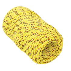 Greatstore Lodní lano žluté 2 mm 25 m polypropylen