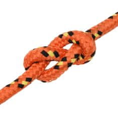 Greatstore Lodní lano oranžové 14 mm 25 m polypropylen