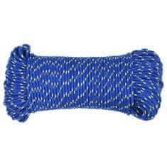 Vidaxl Lodní lano modré 5 mm 25 m polypropylen