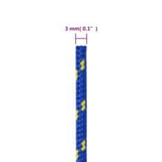 Greatstore Lodní lano modré 3 mm 100 m polypropylen