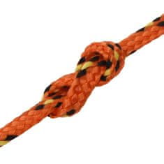 Greatstore Lodní lano oranžové 2 mm 25 m polypropylen