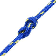 Greatstore Lodní lano modré 2 mm 100 m polypropylen