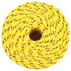 Vidaxl Lodní lano žluté 8 mm 100 m polypropylen