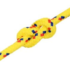 Vidaxl Lodní lano žluté 8 mm 25 m polypropylen