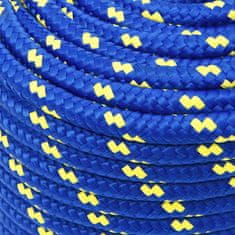 Greatstore Lodní lano modré 12 mm 25 m polypropylen
