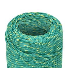 Vidaxl Lodní lano zelené 2 mm 25 m polypropylen