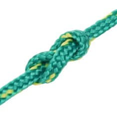 Greatstore Lodní lano zelené 2 mm 100 m polypropylen