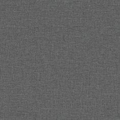 Greatstore Lavice tmavě šedá 110 x 40 x 70 cm textil