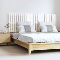 Vidaxl Nástěnné čelo postele bílé 166 x 3 x 60 cm masivní borové dřevo