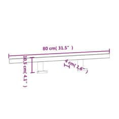 Vidaxl LED zrcadlové svítidlo 13 W teplé bílé 80 cm 3 000 K