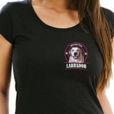 STRIKER Dámské tričko Labrador 2 Barva: Černá, Velikost: XXL