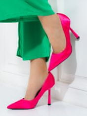 Vinceza Krásné dámské růžové lodičky na jehlovém podpatku + Ponožky Gatta Calzino Strech, odstíny růžové, 36
