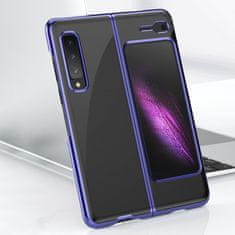 IZMAEL Plating Case Hard pouzdro pro Samsung Galaxy Fold - Modrá KP14902
