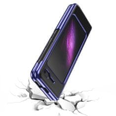 IZMAEL Plating Case Hard pouzdro pro Samsung Galaxy Fold - Modrá KP14902