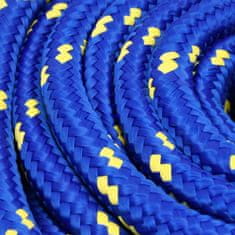 Greatstore Lodní lano modré 18 mm 25 m polypropylen