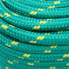 Greatstore Lodní lano zelené 16 mm 25 m polypropylen