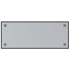 Greatstore Nástěnná magnetická tabule černá 100 x 40 cm tvrzené sklo