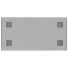 Greatstore Nástěnná magnetická tabule bílá 40 x 20 cm tvrzené sklo
