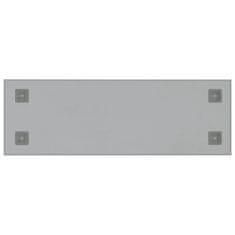 Greatstore Nástěnná magnetická tabule bílá 80 x 30 cm tvrzené sklo