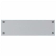 Greatstore Nástěnná magnetická tabule bílá 100 x 30 cm tvrzené sklo