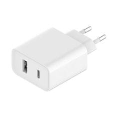 shumee Xiaomi Travel Charger Combo USB / USB-C 33W PD rychlonabíječka, bílá