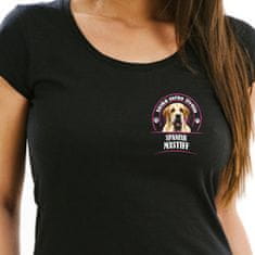 STRIKER Dámské tričko Španělský mastiff 2 Barva: Černá, Velikost: XS